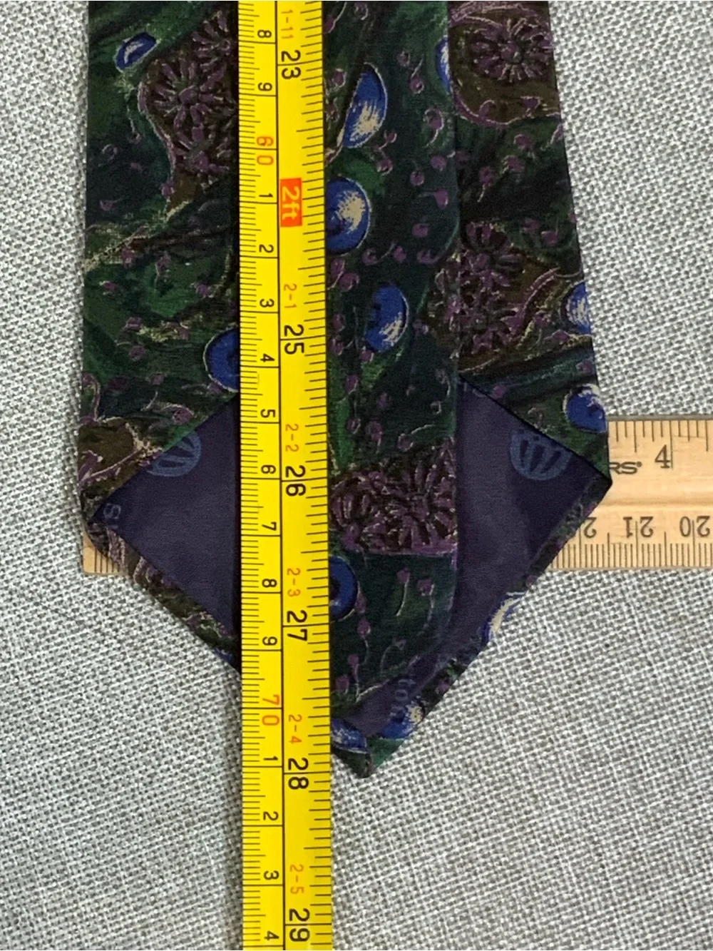 Greenbrier Resort Silk Tie Peacock Feather Springhouse Logo Custom Shop USA